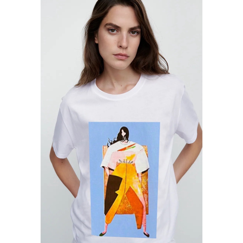 ÁO THUN ZARA VNXK - COTTON 100% 4C FORM CHÂU ÂU