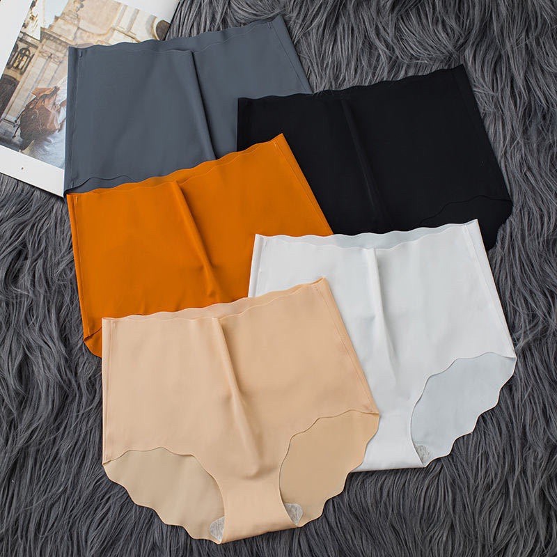 quần lót nữ đúc su lưng cao cạp viền sóng thun lạnh mềm mại bigsize sexy KIMCHIBIKINI chip thái cute gợi cảm QL009