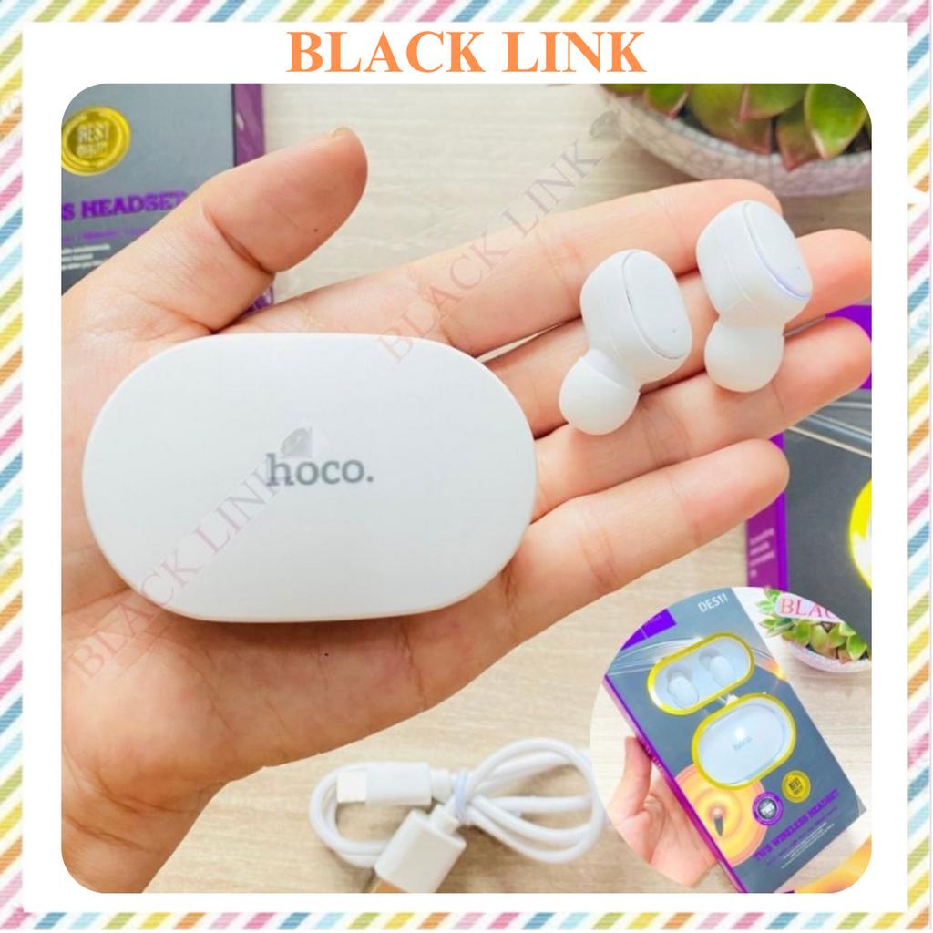 Tai Nghe Bluetooth TWS HOCO DES11 Không Dây Chính Hãng - Bass Mạnh Nhét Tai Chống Ồn Chơi Game Nghe Nhạc Đàm Thoại
