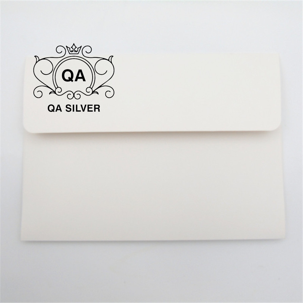Phong bì trắng nhỏ mini đựng thiệp bao thư chữ nhật 9 x 13.4 cm QACCESSORIES AC201202