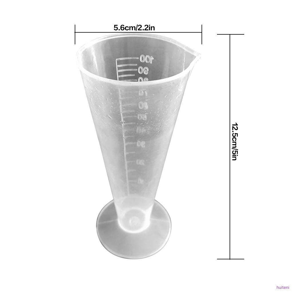 Cốc Đo Lường Bằng Nhựa Chuyên Dụng Cho Nhà Bếp / Phòng Thí Nghiệm
