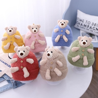 Nón Len Hình Gấu Đáng Yêu Cho Bé