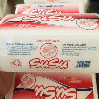 KHĂN GIẤY RÚT SUSU 100 TỜ