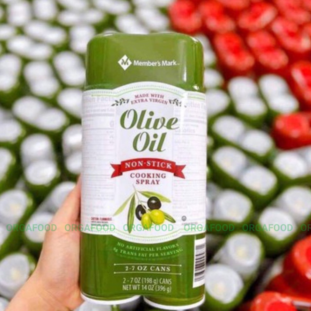 Dầu Oliu ăn kiêng Olive oil dạng xịt 7oz ăn eatclean, giảm cân chai to khoảng 700 lần xịt ô liu