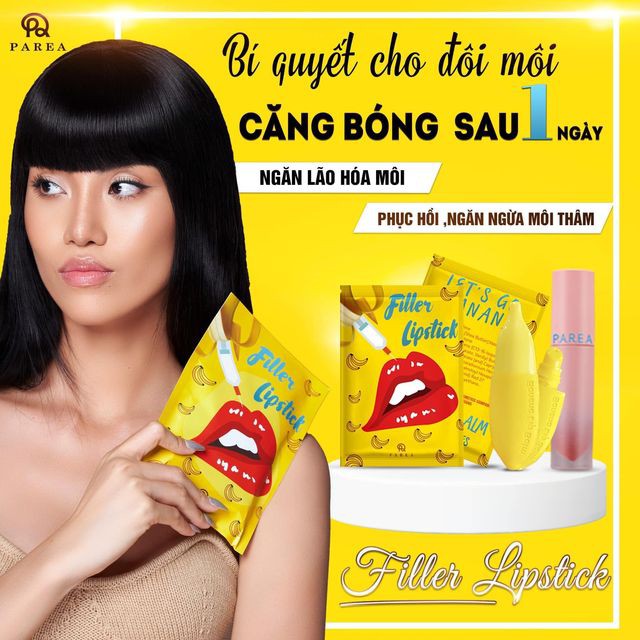 [ Hàng chính hãng ] Son Dưỡng Filler Lipstick, Dưỡng môi Collagen, khử thâm môi chuối.