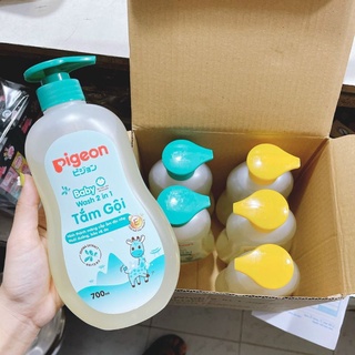 Sữa Tắm Gội Pigeon 700ml mẫu mới