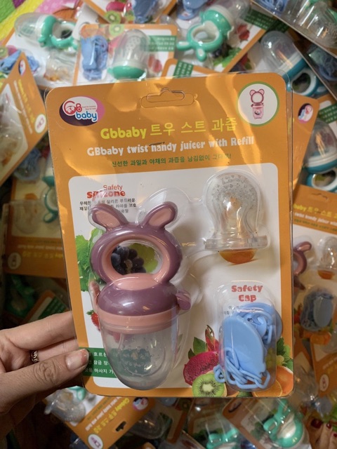 Túi nhai chống hóc GBbaby và sami đóng vỉ