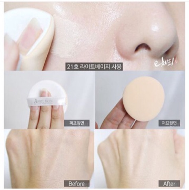 Phấn nước April Skin Magic Snow Cushion SPF 50++