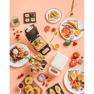 Máy nướng bánh mì Sandwich, bánh kẹp đa năng TORSOM