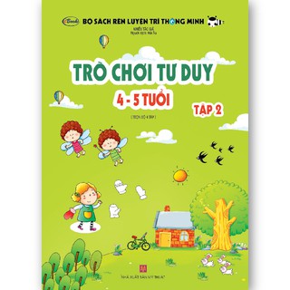 Bộ Sách Rèn Luyện Trí Thông Minh - Trò Chơi Tư Duy 4-5 Tuổi (Tập 1-4)