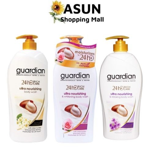 Sữa Tắm Guardian 24h Rich Care Giúp Thư Giản, Dưỡng Ẩm, Trắng Da Nuôi Dưỡng Da Suốt 24 Giờ