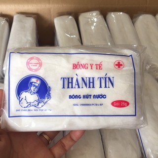 Bông gòn y tế gói 25g THÀNH TÍN