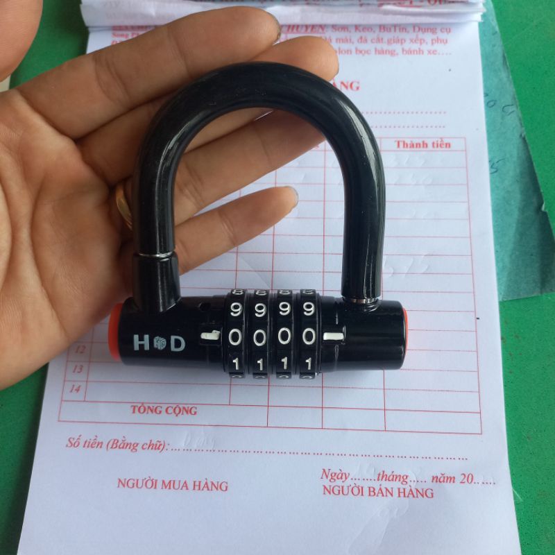 KHÓA CHỮ U 4 SỐ - CHỐNG TRỘM