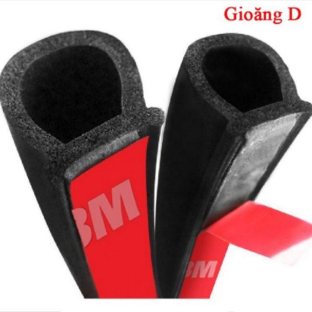 [ Gioăng To 15 x 15 mm] Gioăng cao su chống ồn ôtô, gioăng d chống ồn, chống bụi ô tô