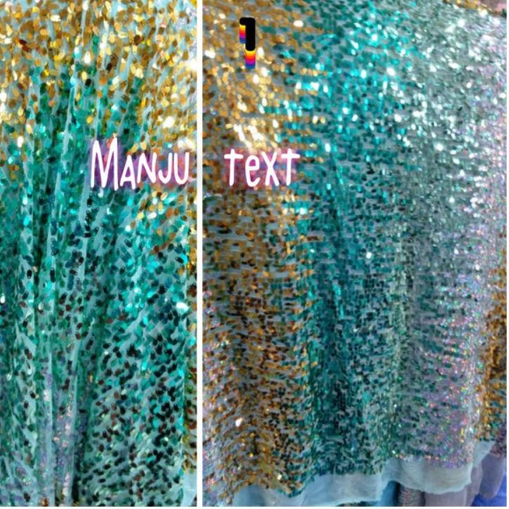 Áo Thun Nữ Tay Ngắn Đính Sequin Lấp Lánh Thời Trang