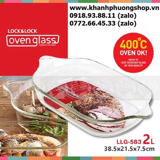 khay thủy tinh lock&lock - khay thủy tinh lock&lock