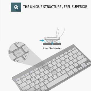 ✨【ivy】 Mini Wireless Keyboard And Mouse Set Waterproof 2.4G For Mac Apple PC Computer