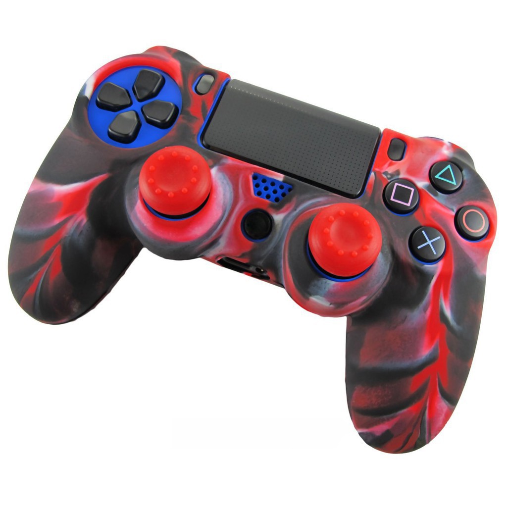 Vỏ silicone bảo vệ tay cầm máy trò chơi điện tử PS4