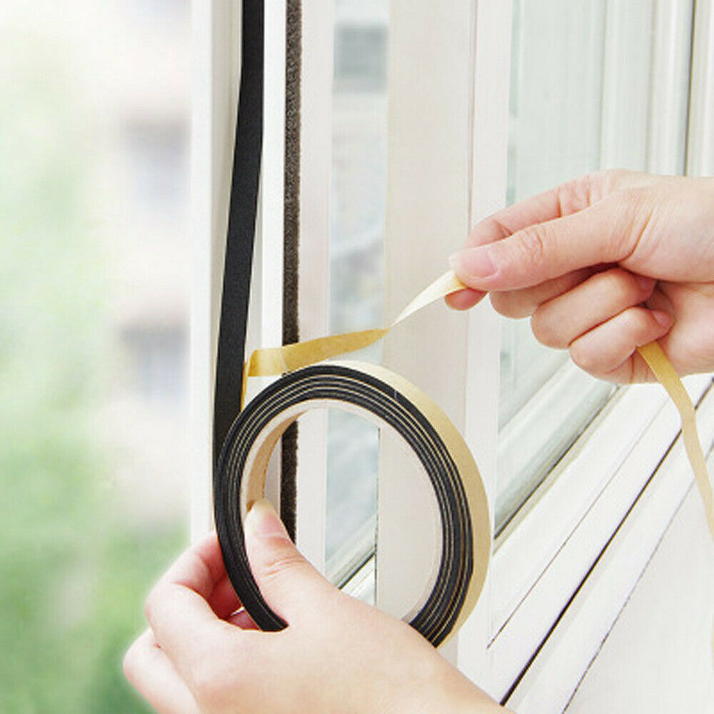 ❀SIMPLE❀ Self Adhesive Seal Strip Soundproof Draught Excluder Sealing Tape Anti Collision Window Gap Rubber Home Door EVA Foam/Multicolor