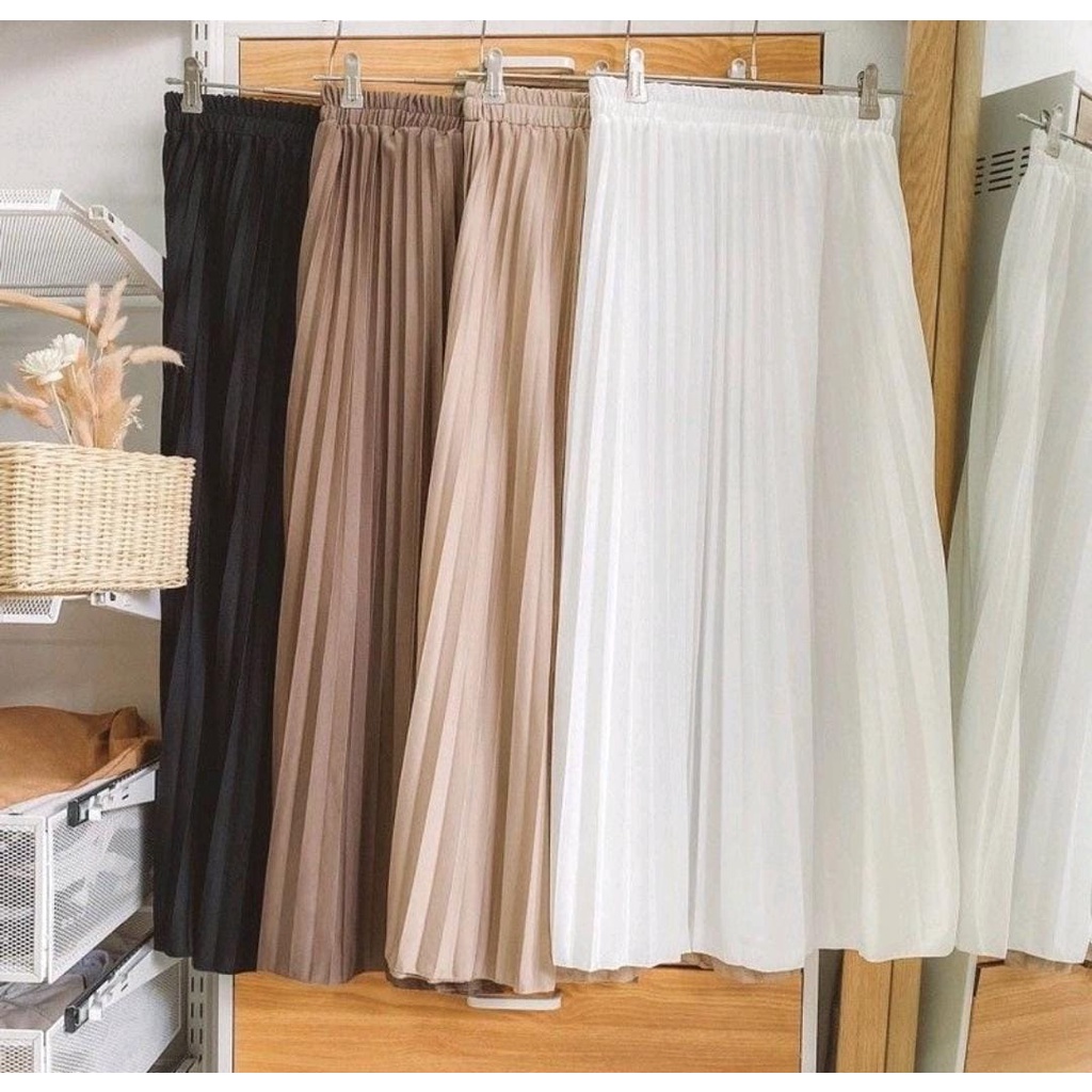Chân Váy Maxi Dài Dày Dặn Họa Tiết Chấm Bi Màu Trắng Đen Phong Cách Hàn Quốc Cao Cấp Cho Nữ Tuổi Teen