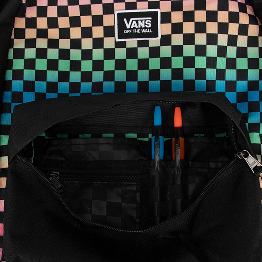 Balo Vans Realm Gradient Check Backpack VN0A3UI7YBL