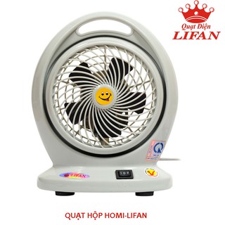 Quạt hộp mini HO-MI Lifan  Cắm điện ( màu kem)
