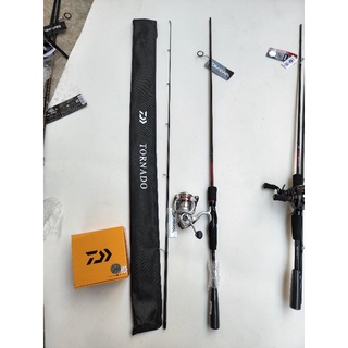 Cần lure daiwa tornado + máy daiwa crossfire LT 2500