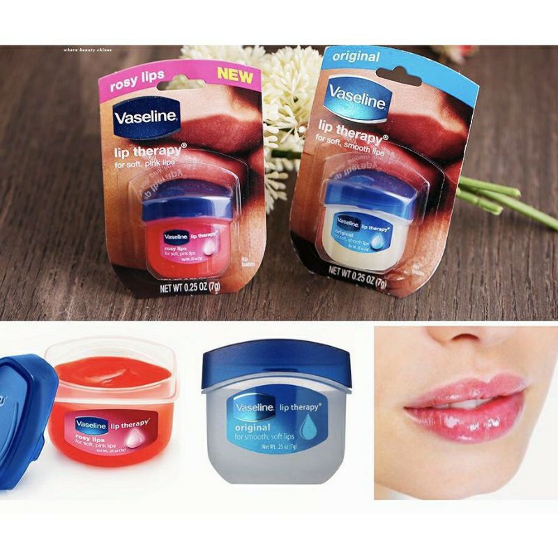 Son Dưỡng Môi Vaseline Lips Therapy 7g/49g sản phẩm đến từ USA