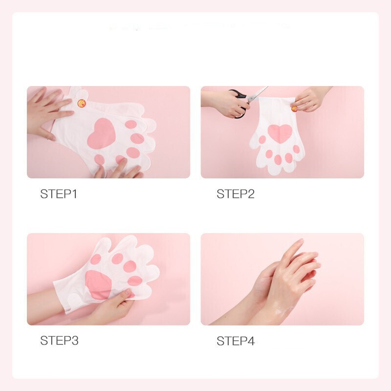 [Mã 77FMCGSALE1 giảm 10% đơn 250K] Mặt nạ dưỡng tay tinh chất sữa dê Niacinamide CyCy mèo nơ hồng Senabeauty | BigBuy360 - bigbuy360.vn