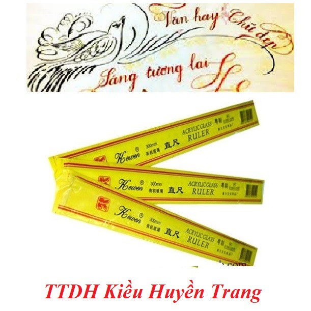 Thước kẻ Kewen loại 20 cm chuẩn đẹp