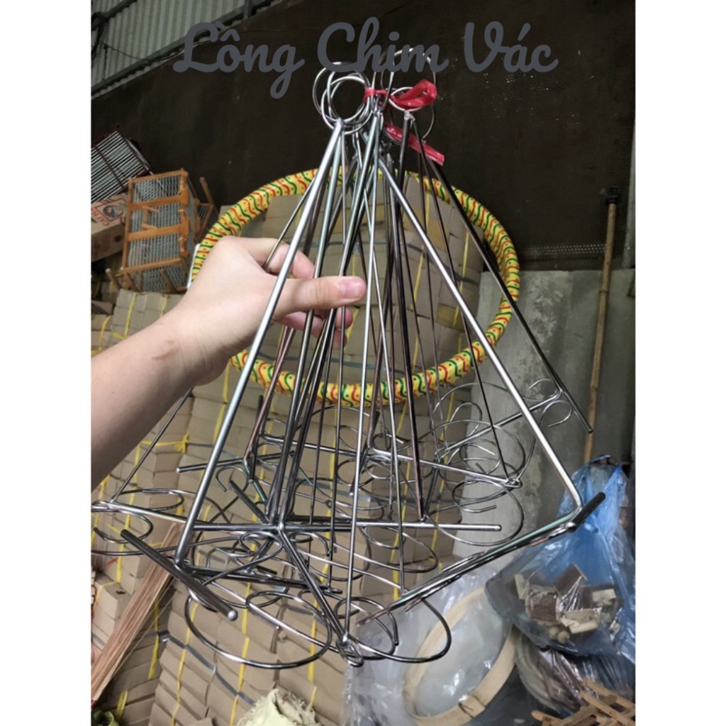 MÓC TREO TƯỜNG TREO LỒNG HOA VĂN BÁN LẺ 30/1c - Lồng Chim Vác