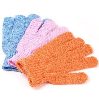 Găng tay tắm tẩy da chết  - Găng tay tẩy tế bào chết cho cơ thể bằng vải nylon