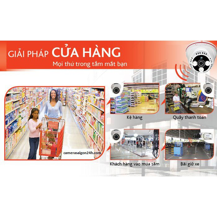 Trọn bộ 1-4 mắt camera an ninh giám sát cho gia đình, biệt thự, trường học, nhà xưởng, trang trại chính hãng HikVision