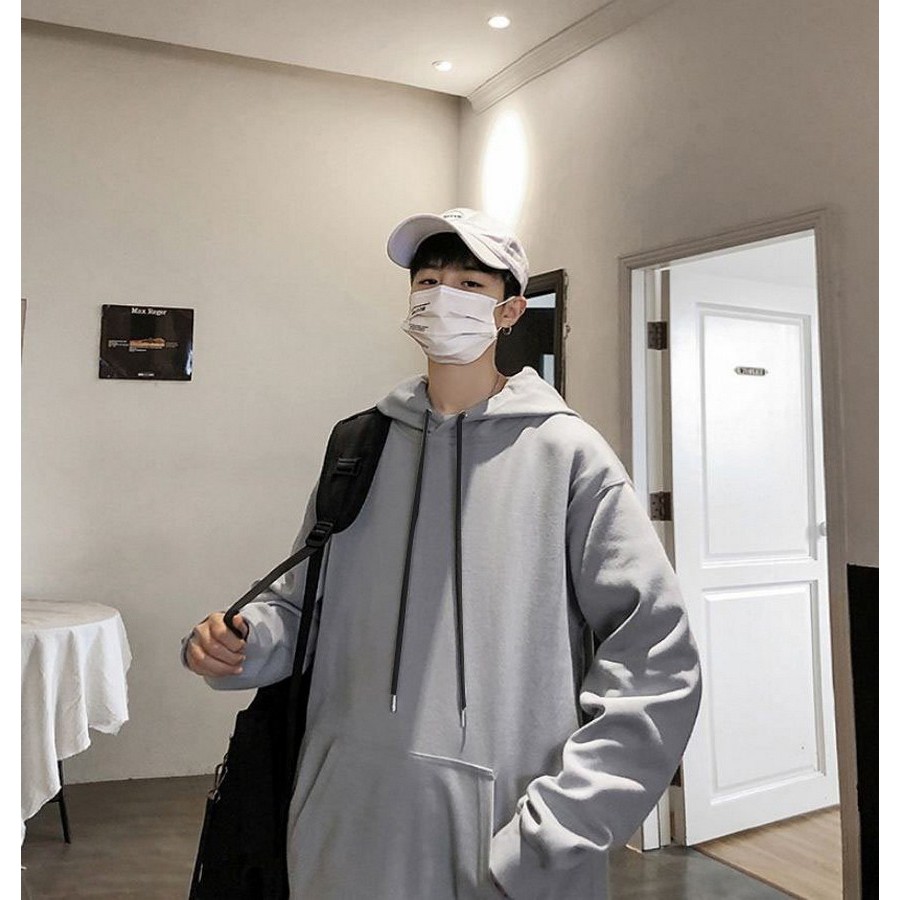 Áo Hoodie Trơn INICHI A857 Nam Nữ kiểu rúc chất nỉ thoáng mát cực đẹp | BigBuy360 - bigbuy360.vn