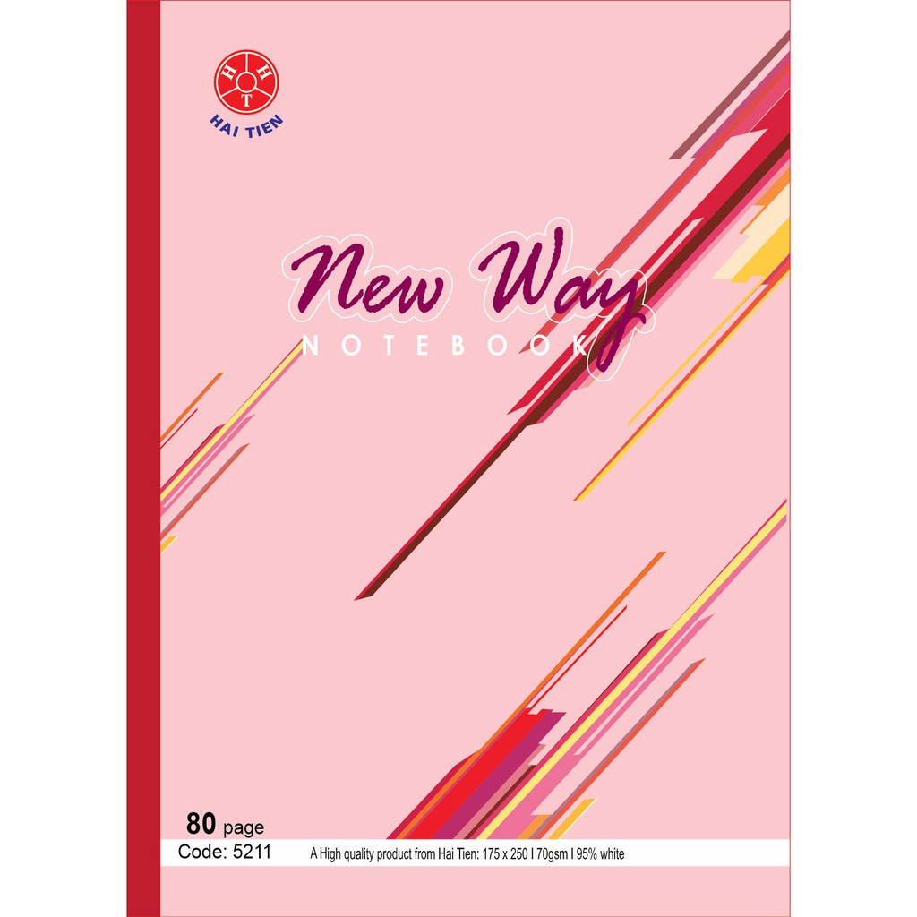 HẢI TIẾN Vở kẻ ngang - Newway  200 trang - Lốc 05 quyển