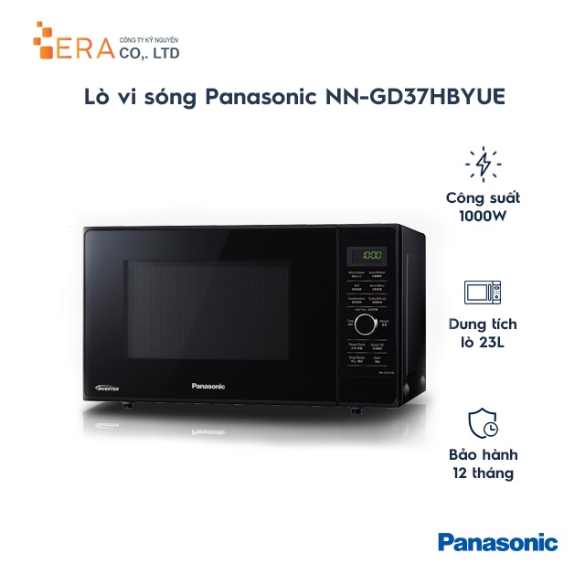 [Mã ELHADEV giảm 4% đơn 300K] Lò vi sóng Panasonic NN-GD37HB ( 23l ) - Hàng chính hãng