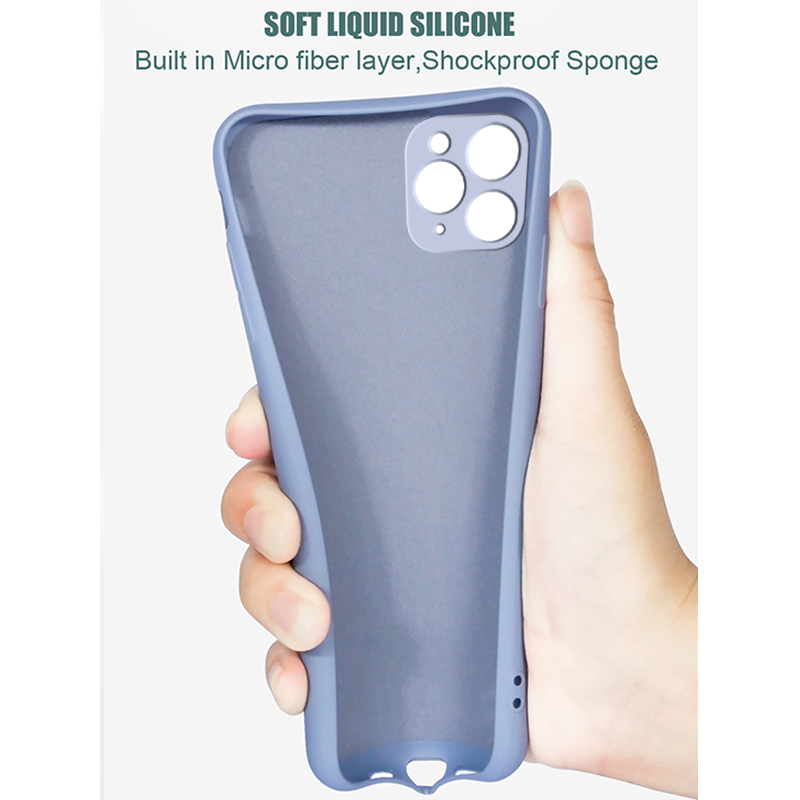 Ốp Điện Thoại Silicone Mềm Mỏng Chống Sốc Có Vòng Nhẫn Cho iPhone 14 13 12 11 Pro MAX X XR XS MAX 8 7 Plus + SE 2020