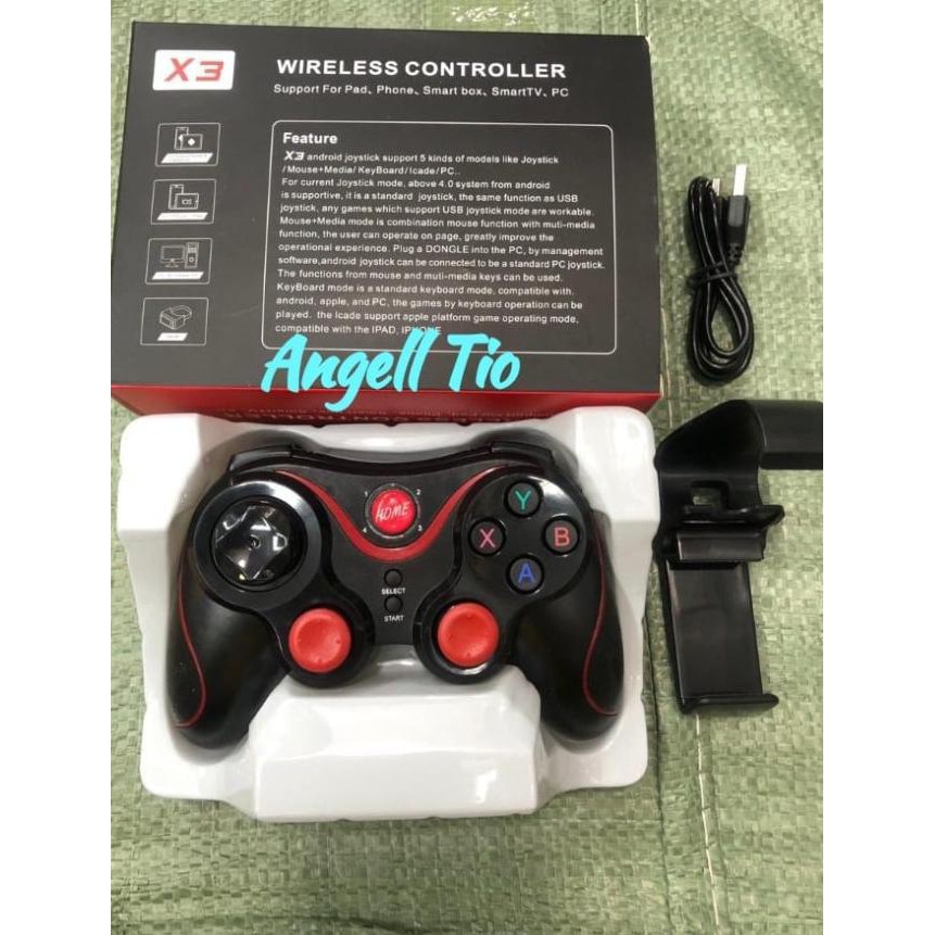 Tay Cầm Chơi Game Bluetooth Không Dây X3 Cho Android & Iphone Ayo Diorder