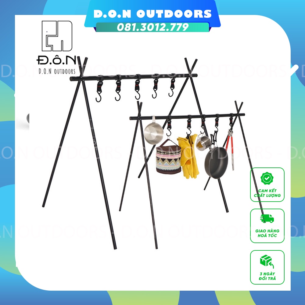 Giá Treo Đồ Cắm Trại Dã Ngoại Gấp Gọn CLS (Hình Thật Ở Cuối) - D.O.N OUTDOORS