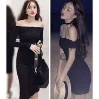 Váy trễ vai body ulzzang siêu xinh