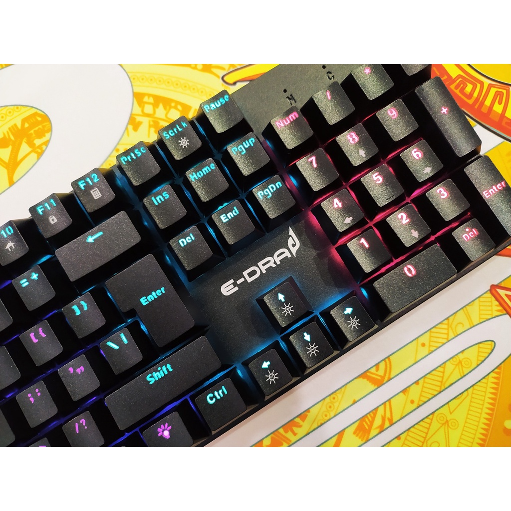 Bàn phím cơ E-dra EK313 EK387 Ek384  ♥️Freeship♥️ Phím cơ Gaming EDra EK313 M87S