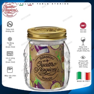Hũ thủy tinh nắp vặn quattro - bormioli rocco - 700ml @349760