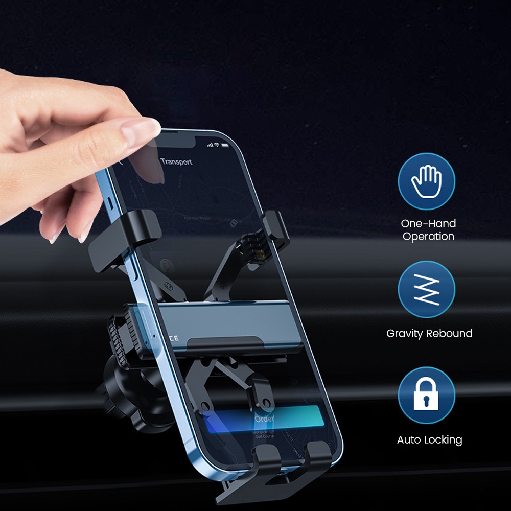 Giá Đỡ Điện Thoại Gắn Lỗ Thông Gió Xe Hơi Thông Dụng Cho iphone