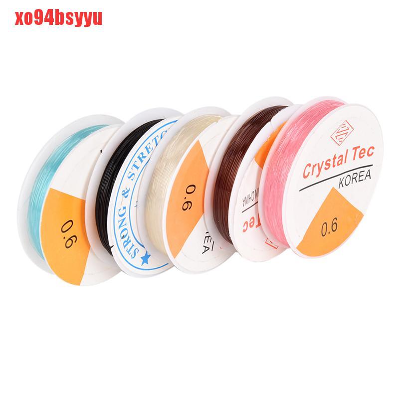 [Xo94Bsyu] 1 Cuộn Dây Cước Co Giãn Để Làm Trang Sức