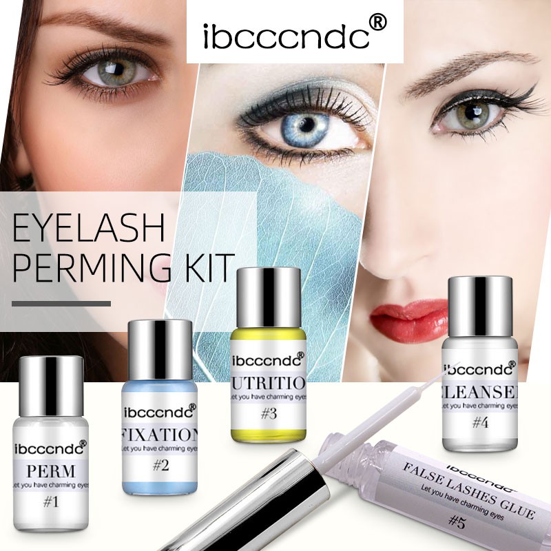 Ibcccndc Dropshipping Professional Keratin Eyelash Perm Kit Lash Lift Kit Lashes Lifting Curling Set Lamination Eyelash Perm