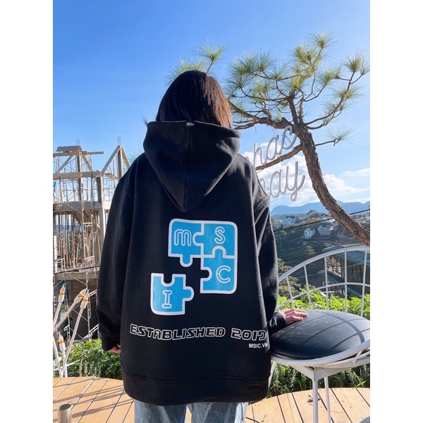 Áo Khoác MOM SAYS I'M COOL-Hoodie-Local Brand Unisex-NORMAL-ĐEN