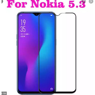Nokia 5.3- cường lực Full màn hình đen SM