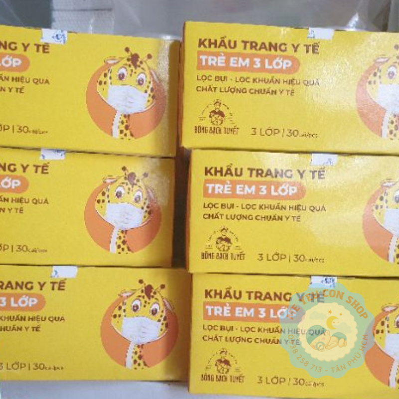 KHẨU TRANG Y TẾ KHÁNG KHUẨN CHO BÉ