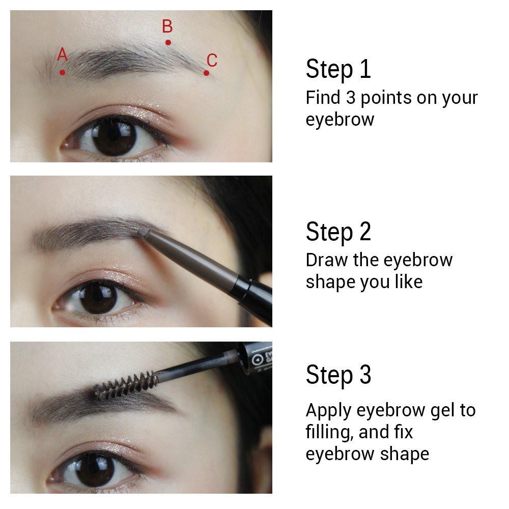 [Hàng mới về] Bút kẻ mày SANIYE chống thấm nước lâu trôi 2 trong 1 4D chính hãng M314 | BigBuy360 - bigbuy360.vn