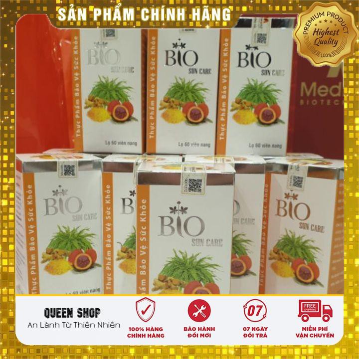 Bio Sun Protect & UV Algae Protection | Viên uống chống nắng Bio SUNCARE Mới Mediworld| Hộp 60 viên